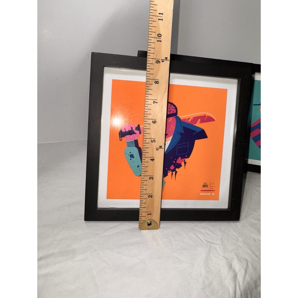 3 Framed Horror Film Art Prints Tom Whalen Limited Edition krueger jason hallowe - Picture 9 of 10